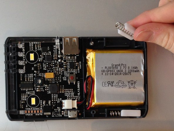 Waka Waka Power Plus Battery Replacement, Place the components in the right position: crwdns2935265:09crwdnd2935265:02crwdnd2935265:02crwdne2935265:0