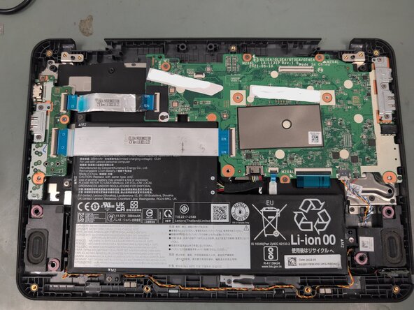 Lenovo 300e Chromebook Gen 3 Keyboard Replacement, Add everything else back to the case.: crwdns2935265:012crwdnd2935265:01crwdnd2935265:01crwdne2935265:0