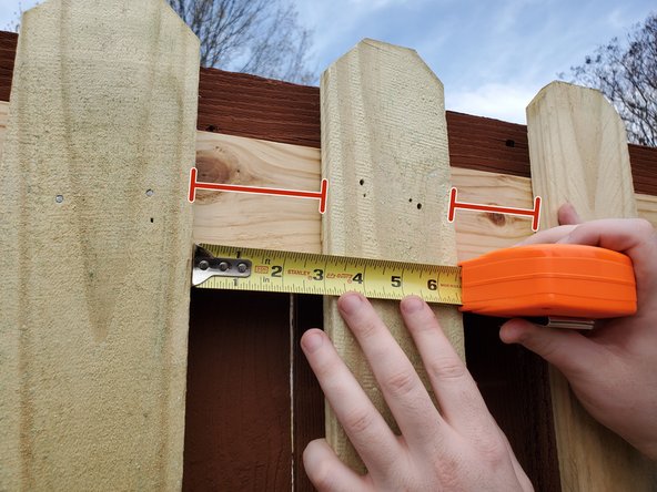 Wooden Fence Picket Replacement: step 4, image 3 of 3