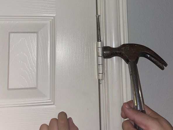 How to Realign a Door Hinge: step 3, image 2 of 3
