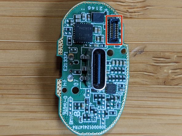 Google Pixel Buds A-Series Mainboard Replacement, Disconnecting the ribbon cable: crwdns2935265:03crwdnd2935265:02crwdnd2935265:03crwdne2935265:0