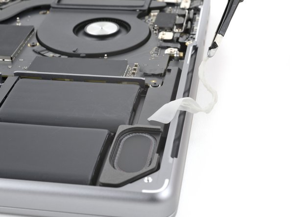MacBook Pro 14" Late 2023 (M3) Battery Replacement, Remove the stretch release adhesive: crwdns2935265:031crwdnd2935265:03crwdnd2935265:03crwdne2935265:0