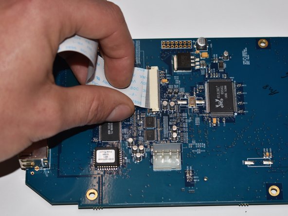 SONOS ZP100 Netzwerkkarte tauschen, Flachbandkabel von der Netzwerkkarte lösen: crwdns2935265:021crwdnd2935265:03crwdnd2935265:03crwdne2935265:0