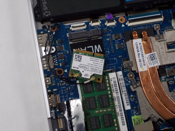 Dell XPS 14 Wi-Fi Card Replacement, Wi-Fi Card: crwdns2935265:09crwdnd2935265:02crwdnd2935265:02crwdne2935265:0