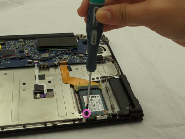 Cr-48 Chromebook SSD Replacement, Locate SSD and Remove Screw: crwdns2935265:05crwdnd2935265:02crwdnd2935265:03crwdne2935265:0