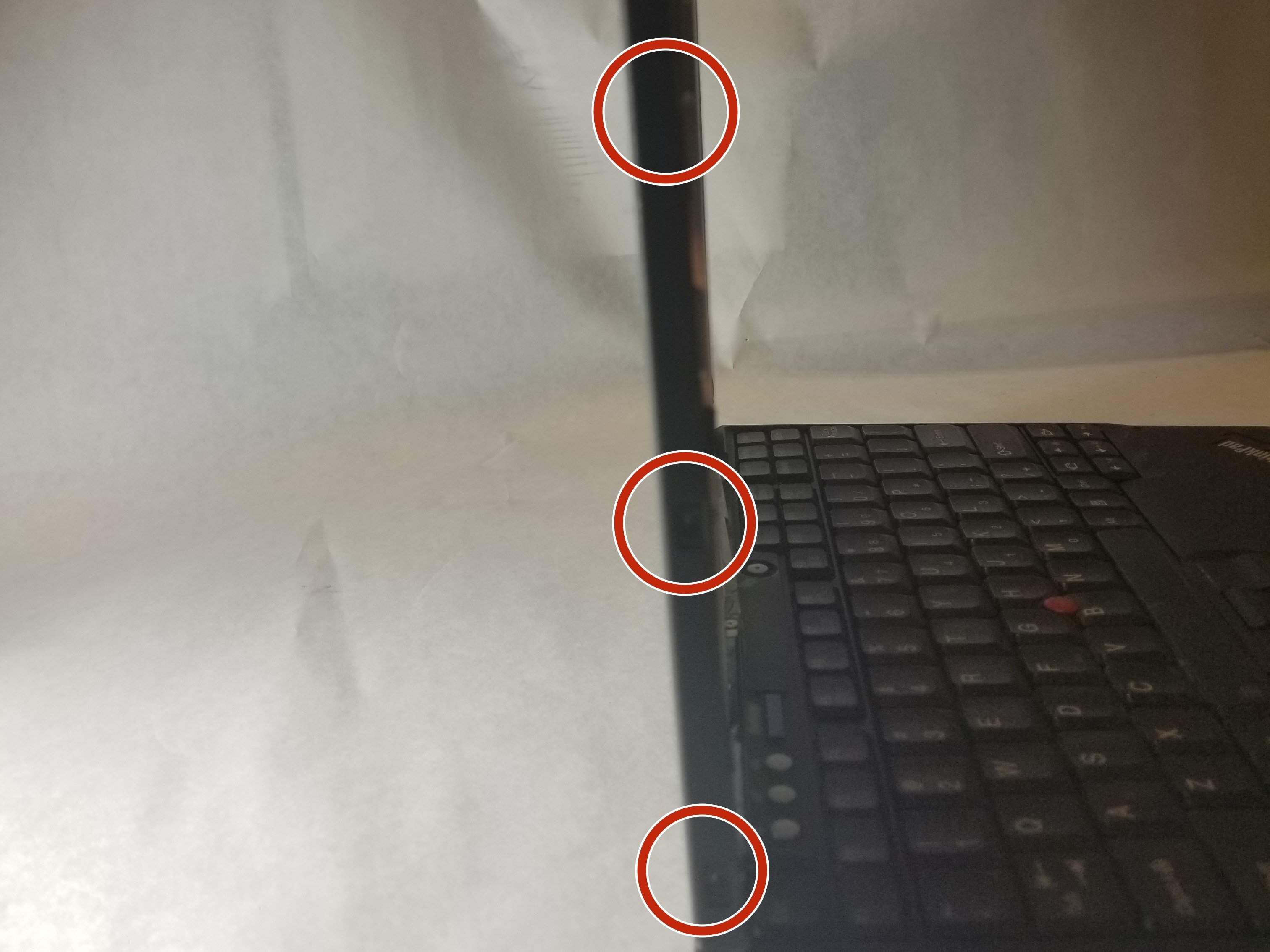 液晶漏れIBM THINKPAD LENOVO X61 液晶漏れIBM THINKPAD LENOVO X61