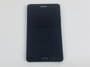 Samsung galaxy tab on sale a black screen