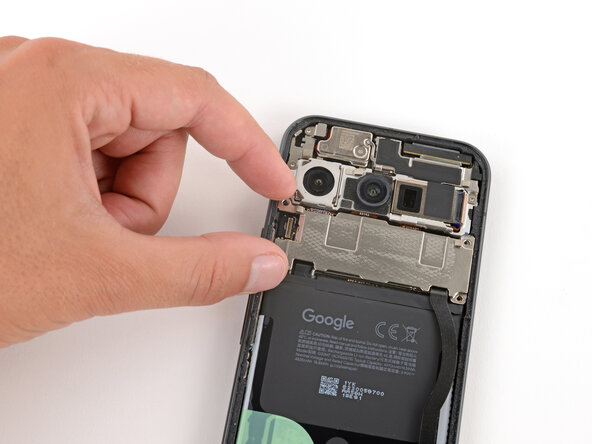 Google Pixel 10 Battery Replacement, Install the motherboard cover: 44 단계, 이미지 2개 중 2개