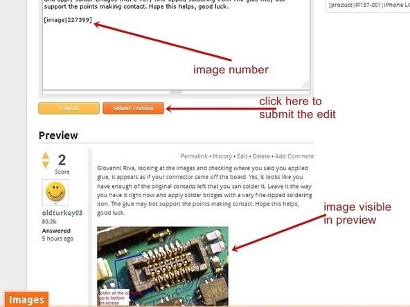 Adding images to an existing answer: crwdns2935265:03crwdnd2935265:03crwdnd2935265:03crwdne2935265:0