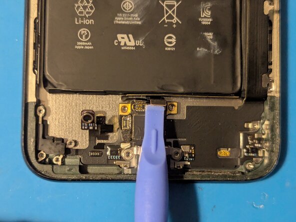 iPhone 11 Pro Max Lightning Connector Assembly Replacement, Disconnect the audio control cable: step 50, image 2 of 3