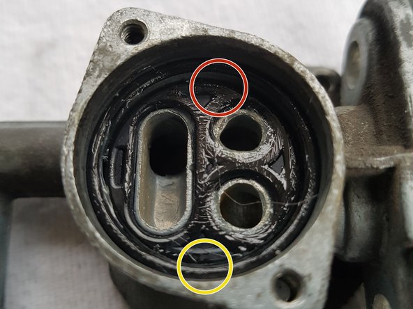Replace the Fuel Tap Diaphragm and Gaskets on a Suzuki DR650 SE: step 7, image 2 of 2