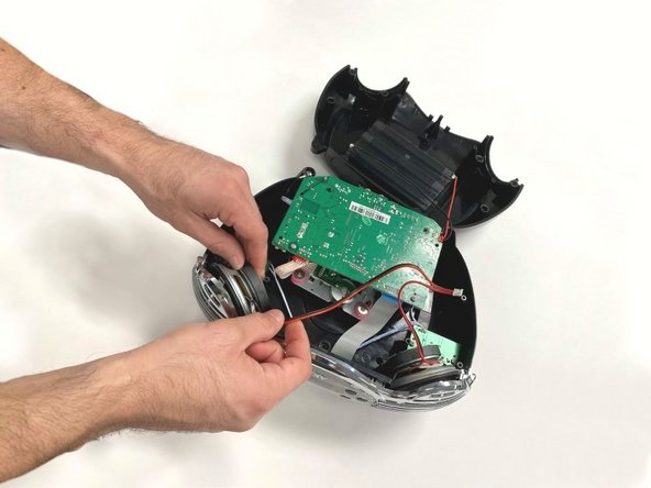 Akai Retro Boom CD player model CE2200 Speaker Replacement: step 6, image 2 of 2