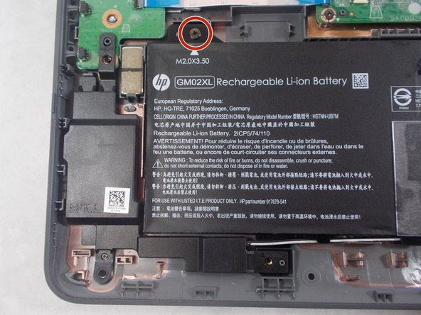 HP Chromebook x360 11-ae010nr Battery Replacement, Battery: crwdns2935265:08crwdnd2935265:02crwdnd2935265:02crwdne2935265:0