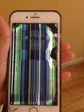 SOLVED Vertical lines unresponsive screen after a drop iPhone