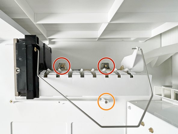 How to Replace the Ice Maker in an Older Whirlpool Refrigerator, Unfastening the ice maker: step 8, image 1 of 1