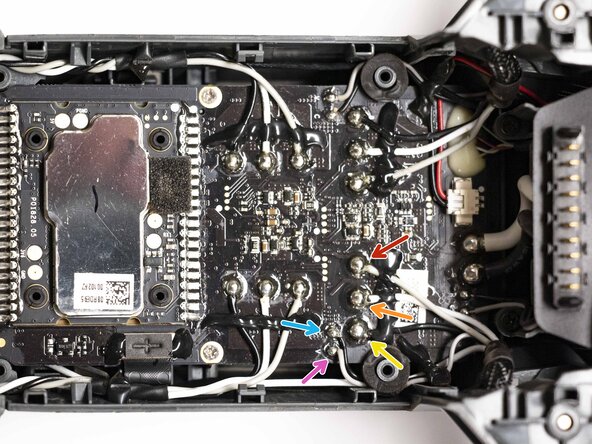 DJI Mavic Pro Front Arm Assembly Replacement, Desolder the arm wires: step 6, image 1 of 1
