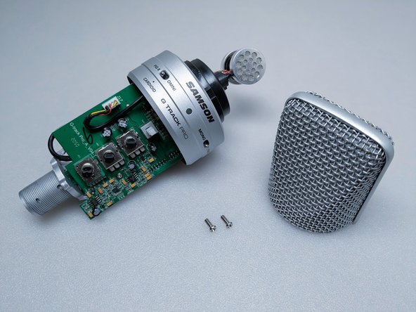 Samson G-Track Pro Teardown, Removing Head Basket (Optional): crwdns2935265:010crwdnd2935265:03crwdnd2935265:03crwdne2935265:0