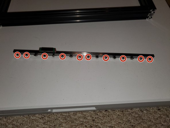 4. X Mount, X Linear Rail: crwdns2935265:06crwdnd2935265:02crwdnd2935265:02crwdne2935265:0