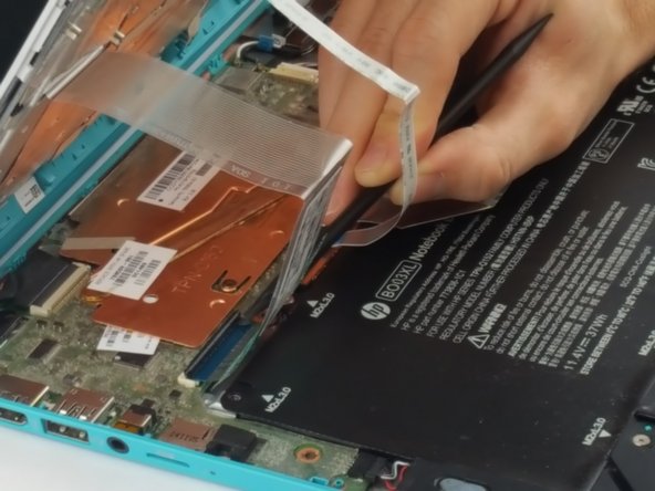 HP Chromebook 14-x010wm Touchpad Replacement: step 8, image 2 of 3
