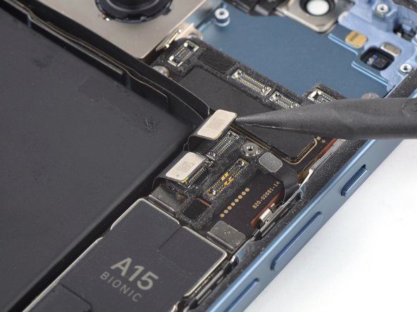 iPhone 14 Logic Board Replacement, Disconnect the rear camera assembly: step 53, image 3 of 3
