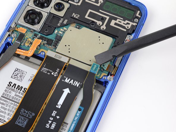 Samsung Galaxy S20+ Screen and Battery Assembly Replacement, Disconnect the main flex cables: crwdns2935265:025crwdnd2935265:02crwdnd2935265:03crwdne2935265:0
