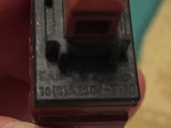 Eureka Airspeed Exact Pet Bagless Upright Vacuum Power Switch Replacement, Replace (or possibly repair) switch: crwdns2935265:011crwdnd2935265:02crwdnd2935265:03crwdne2935265:0