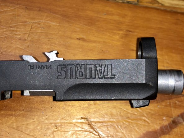 Taurus G2C Field Strip Disassembly, Removing the barrel: crwdns2935265:05crwdnd2935265:03crwdnd2935265:03crwdne2935265:0
