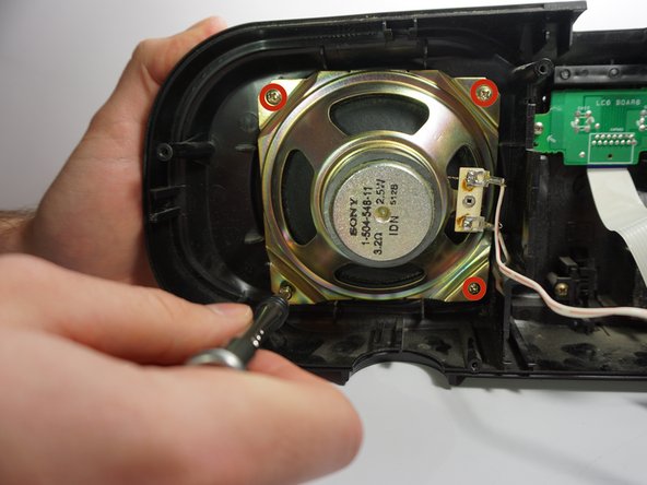 Sony CFD-8 Speaker Replacement, Speaker: crwdns2935265:04crwdnd2935265:02crwdnd2935265:02crwdne2935265:0