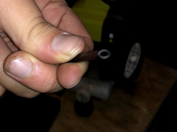 A larger taper will make it easier to thread the fuel line through the hole in the tank.