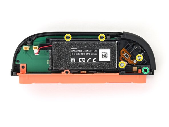 Joy-Con 2 (Right) Joystick Replacement, Remove the screws: crwdns2935265:014crwdnd2935265:01crwdnd2935265:02crwdne2935265:0