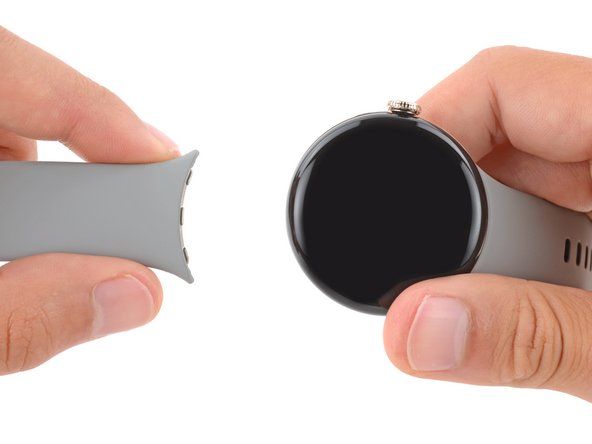 Google Pixel Watch 2 Screen Replacement, Remove both watch bands: crwdns2935265:02crwdnd2935265:01crwdnd2935265:02crwdne2935265:0