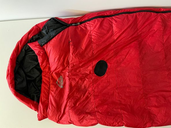 How to Patch a Fabric Tear in a Sleeping Bag, Finished and ready!: crwdns2935265:04crwdnd2935265:02crwdnd2935265:02crwdne2935265:0