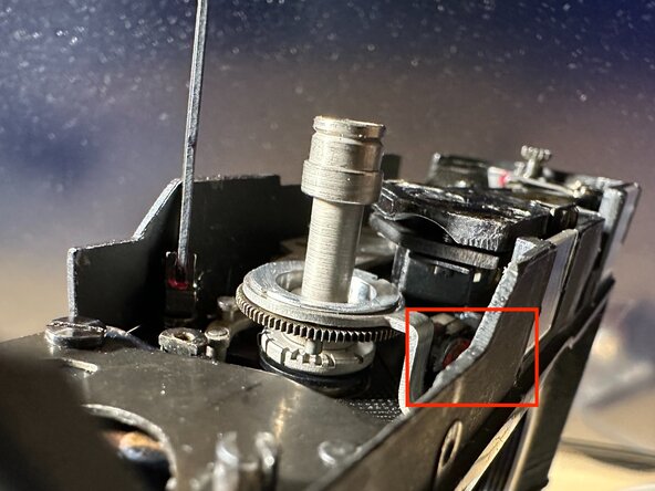 GOMZ Leningrad Rangefinder Adjustment, Fine adjustment of the horizontal alignment at infinity: crwdns2935265:03crwdnd2935265:02crwdnd2935265:02crwdne2935265:0