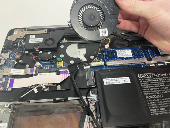 HP Envy TouchSmart m6-k025dx Sleekbook Internal Cooling Fan Replacement: crwdns2935265:03crwdnd2935265:02crwdnd2935265:03crwdne2935265:0