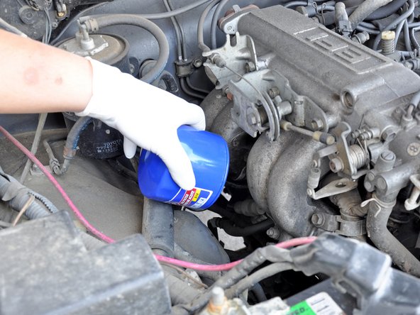 1984-1988 Toyota Pickup Oil Change (2.4L I4): step 8, image 1 of 1