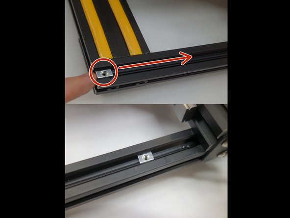 Linear Rail CR10S Endstop Install, Endstop Bracket install: step 1, image 2 of 3