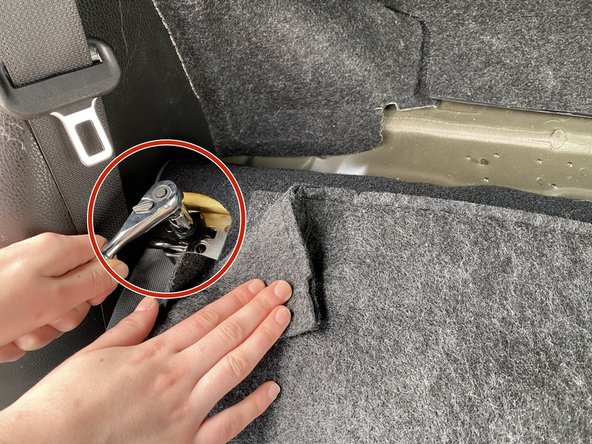 2012-2017 Toyota Corolla Rear Seat Hinge Replacement: step 8, image 2 of 2