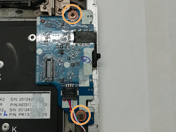 Replacement of the keyboard on a Dell XPS 12 9Q23, Remove the operating button: step 24, image 2 of 2