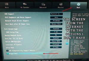 Solved No Secure Boot And Csm Options In Asus Uefi Bios Motherboard And Cpu Ifixit