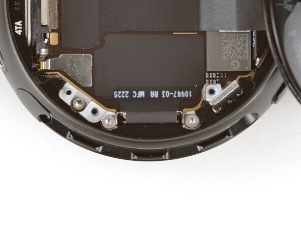 Google Pixel Watch 4 Screen Replacement, Remove the screen cable bracket screws: adım 13, 2 resimden 2.