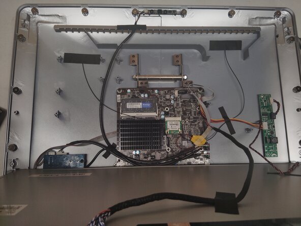 Telikin Elite Silver 22in Touchscreen Computer, Moving the screen out of the way: crwdns2935265:04crwdnd2935265:01crwdnd2935265:01crwdne2935265:0