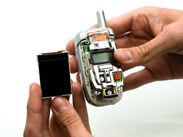 Motorola V190 Display Screen Replacement: step 6, image 2 of 2