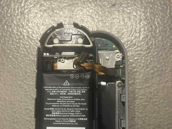 Google Nest Doorbell WiFi GWX3T Battery Replacement, Disconnect the battery: crwdns2935265:03crwdnd2935265:02crwdnd2935265:02crwdne2935265:0