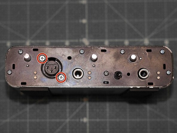 Avid Fast Track Solo Potentiometer Cleaning, Unscrew screws: step 5, image 1 of 2