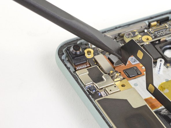 Google Pixel 5 Motherboard Replacement, Bend the flex cable out of the way: crwdns2935265:036crwdnd2935265:03crwdnd2935265:03crwdne2935265:0