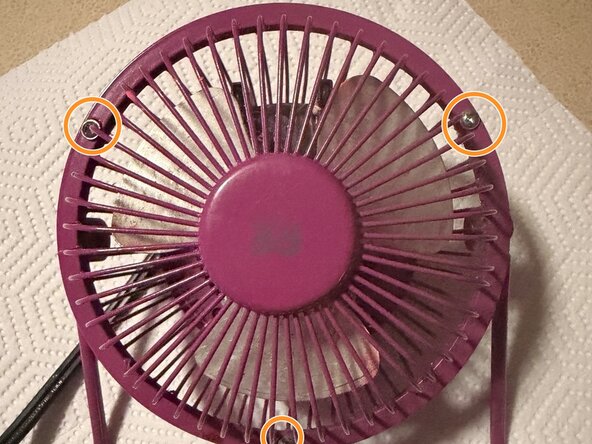 Room Essentials FE10-CP Fan Motor Replacement Guide: step 11, image 2 of 2