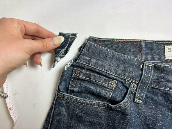 How to Increase the Waist Size of Jeans: 4 단계, 이미지 2개 중 2개