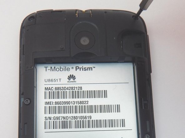 T-Mobile Huawei Prism U8651T LCD Replacement, Torx Screws: crwdns2935265:03crwdnd2935265:02crwdnd2935265:03crwdne2935265:0