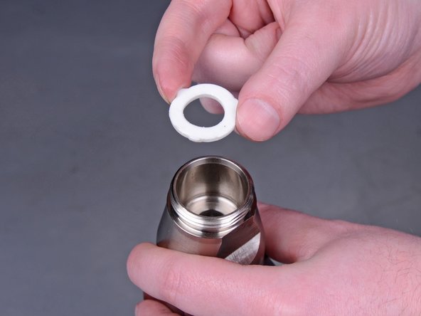 This gasket doesn't need replaced, but be sure to clean it before reinstallation.