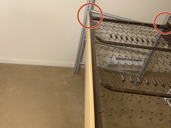 How to Un-loft a College Dorm Bed: step 5, image 1 of 1